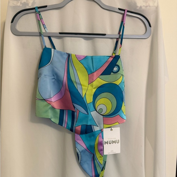 NWT Show Me Your MuMu Go Go Scarf Top Size XS - Picture 4 of 5